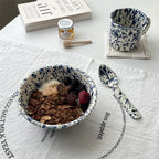 Navy Blue Breakfast Set