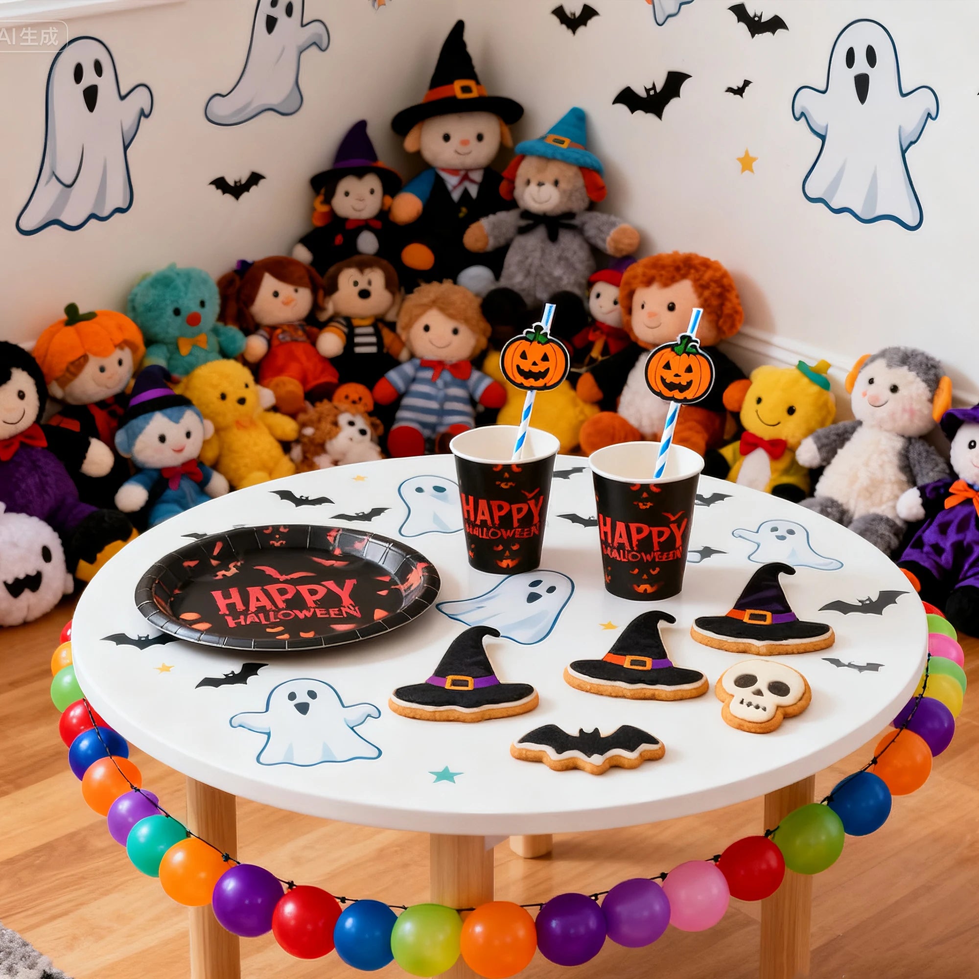 Halloween Spooky Disposable Tableware