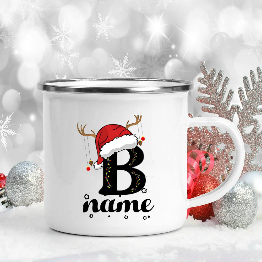 Personlized Christmas Cup Initial