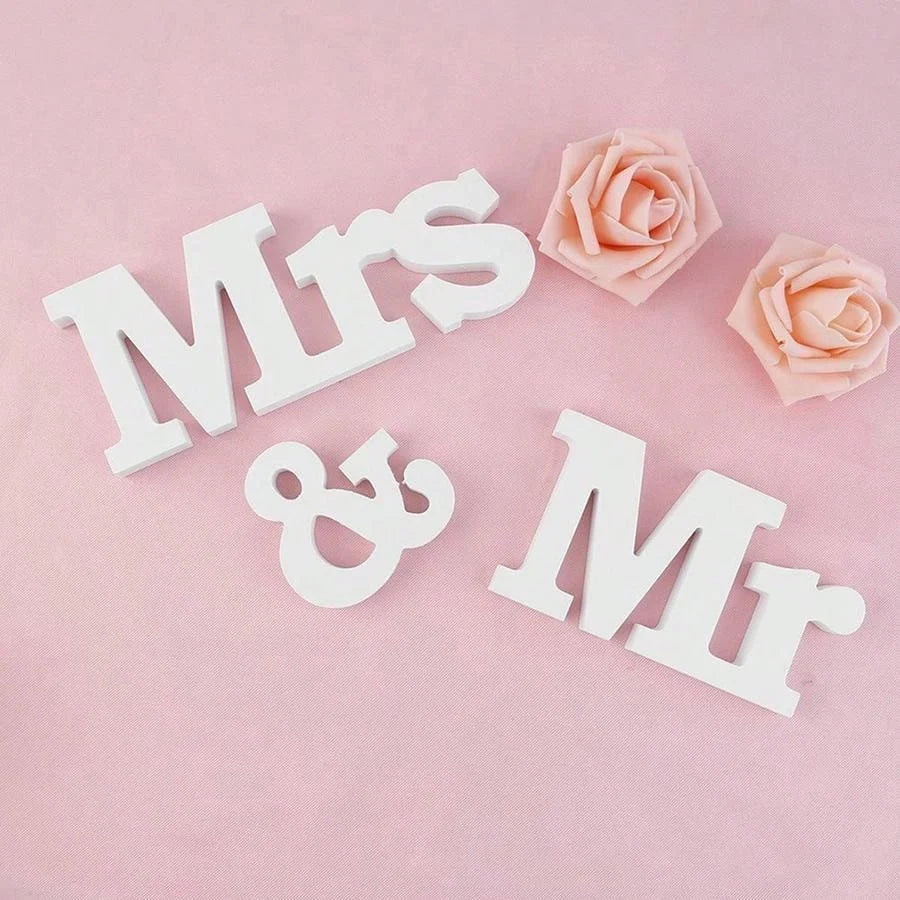 Wooden Desktop Ornaments Letters