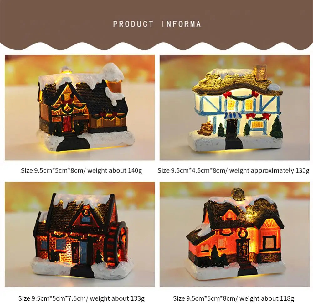 Led Light House Christmas Decorations