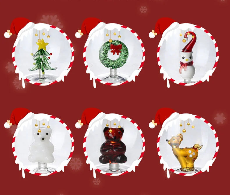 Christmas Glass festive designs