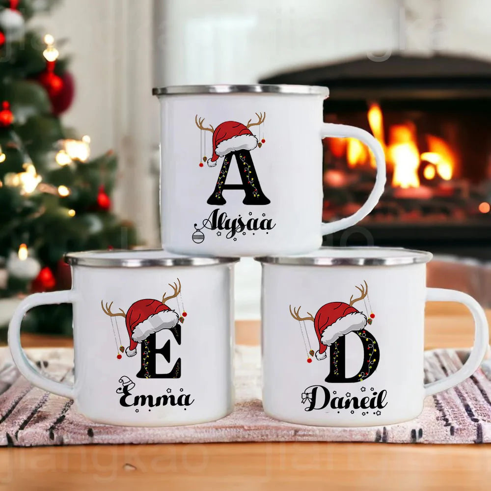 Personlized Christmas Cup Initial