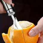 Stainless Steel Orange,Citru Peeler,Simple Lemon Peeler,Creative Cutter,Orange Peeler Tool With Handle,Restaurant Kitchen Gadget