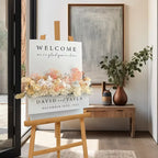 Custom Wedding Flower Box Welcome Sign