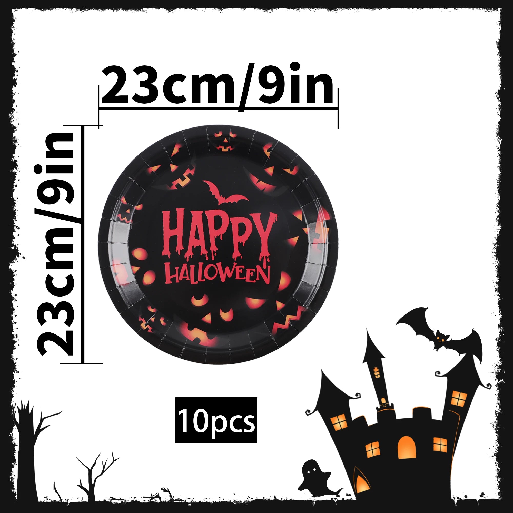 Halloween Spooky Disposable Tableware