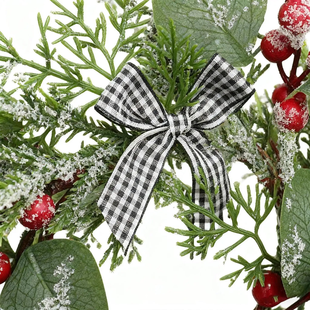 Candle Wreath Christmas Centerpieces