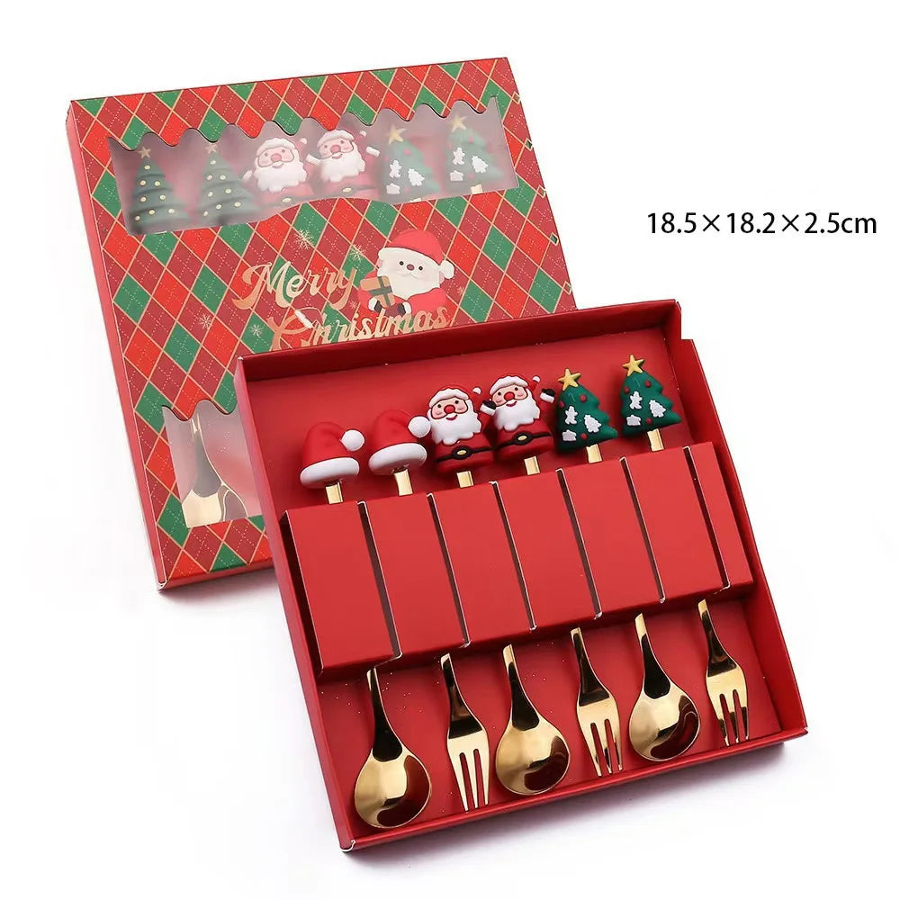 Christmas Stainless Spoons