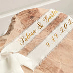 Personalized Bridal Bouquet Ribbon