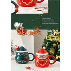 Creative and cute Christmas cup/covered spoon gift box