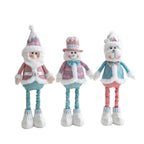 Christmas decorations - Santa Claus, snowmen, and reindeer, holiday decorations for Christmas, birthday parties, and holidays