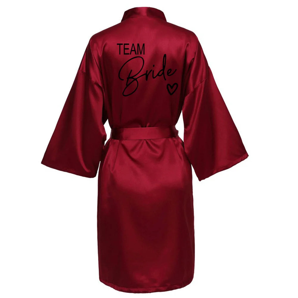 Wedding Party Team Bride Robe
