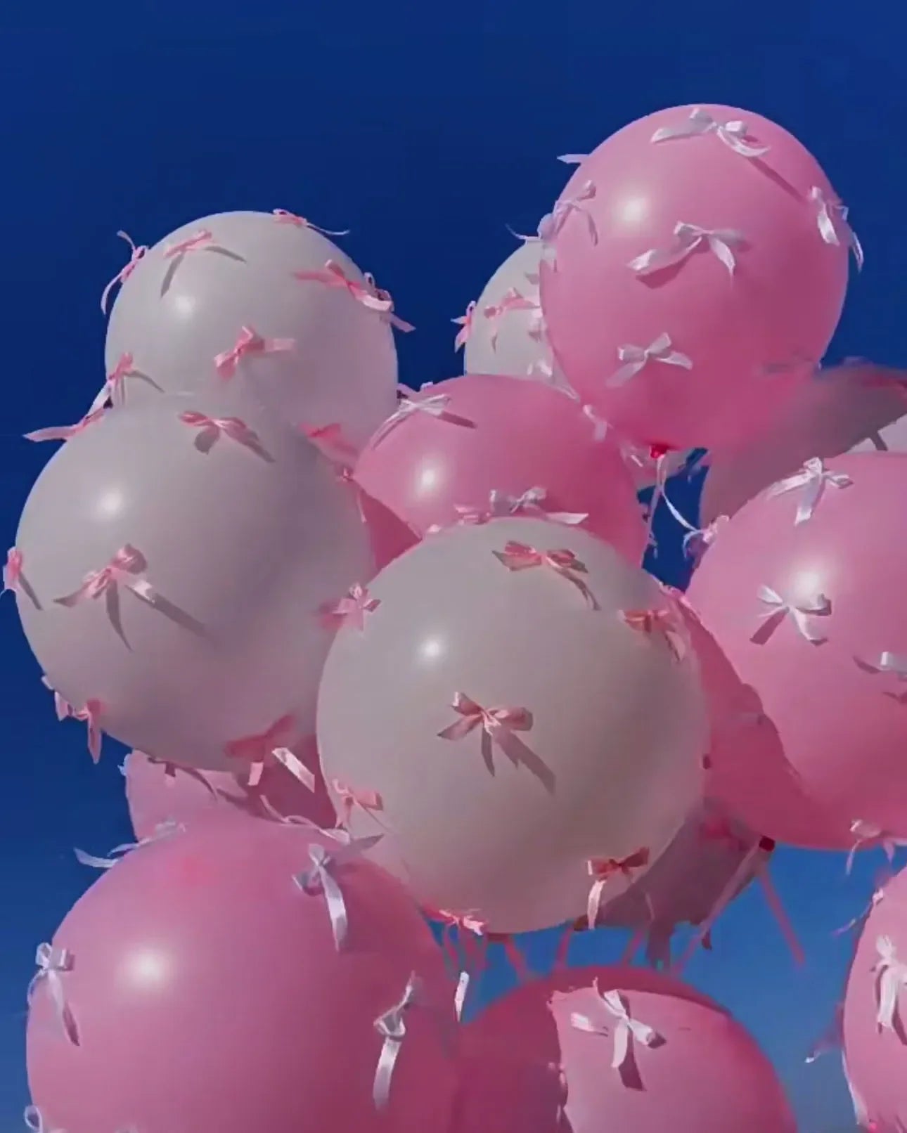 5pcs Wedding Pink Bow Balloon