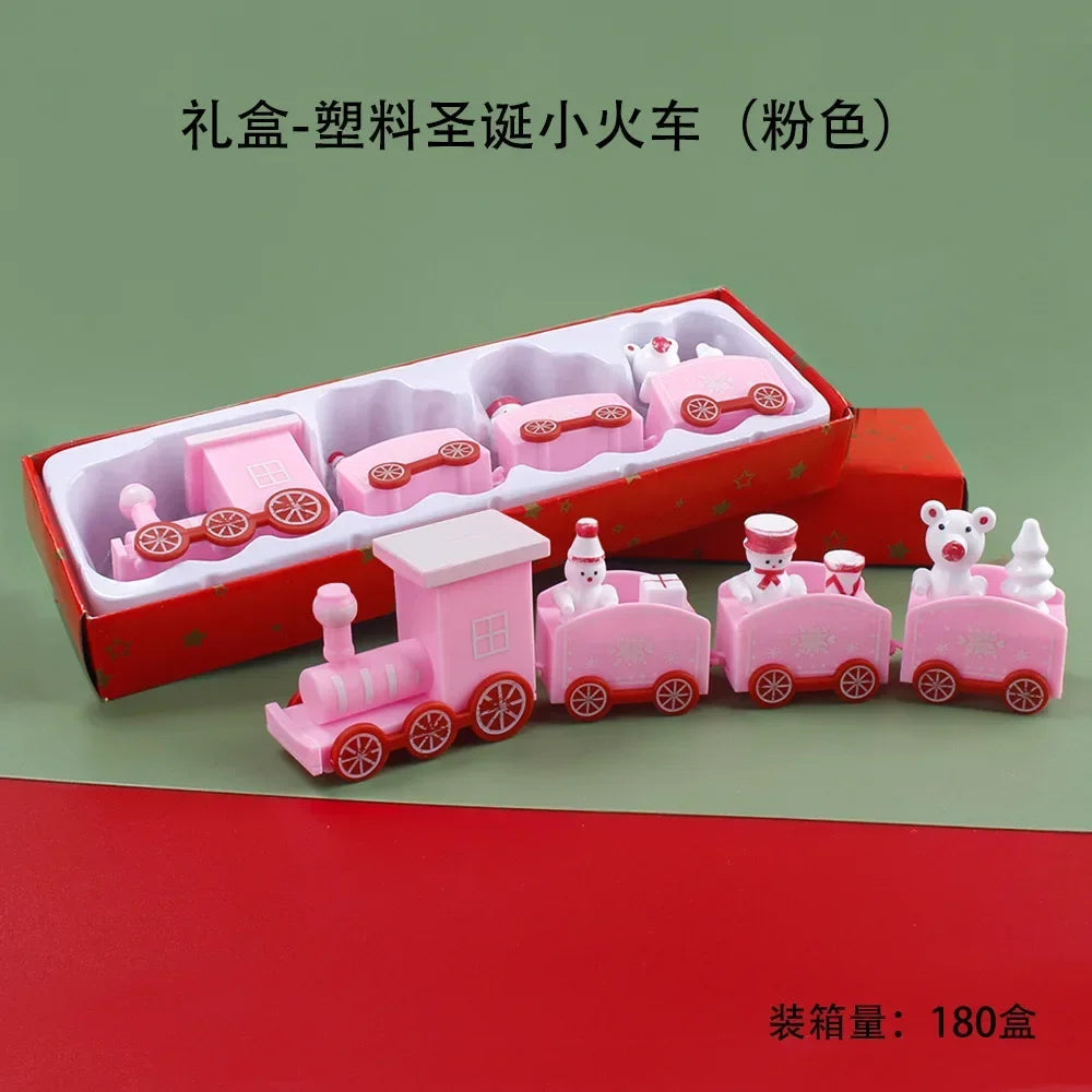 Christmas Train Merry Christmas Decorations Home Decor 2024 Cristmas Ornament Xmas Noel Gifts Happy New Year 2025