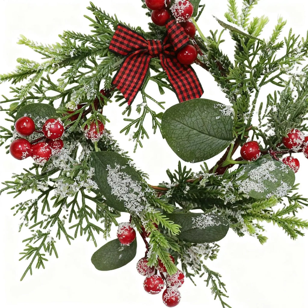 Candle Wreath Christmas Centerpieces