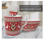 Christmas china tableware