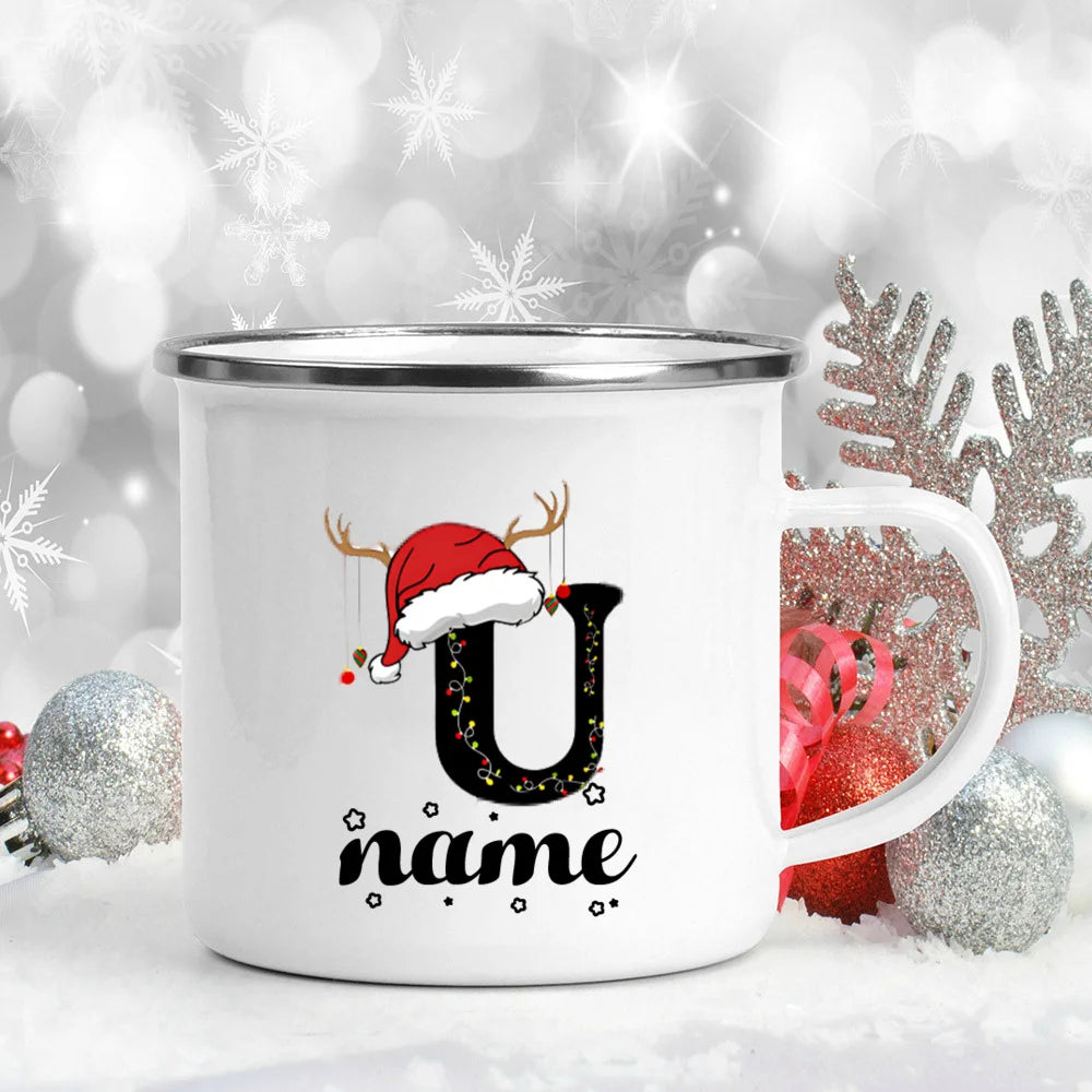 Personlized Christmas Cup Initial