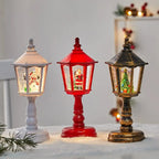 Christmas Water Lights Decorations, Luminous House Ornaments, Creative Christmas Tabletop Ornament, Electronic Candle Lights