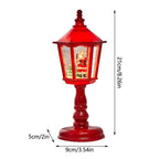 Christmas Water Lights Decorations, Luminous House Ornaments, Creative Christmas Tabletop Ornament, Electronic Candle Lights