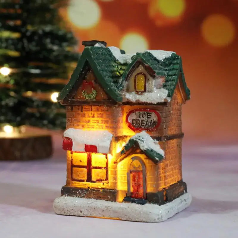 Led Light House Christmas Decorations