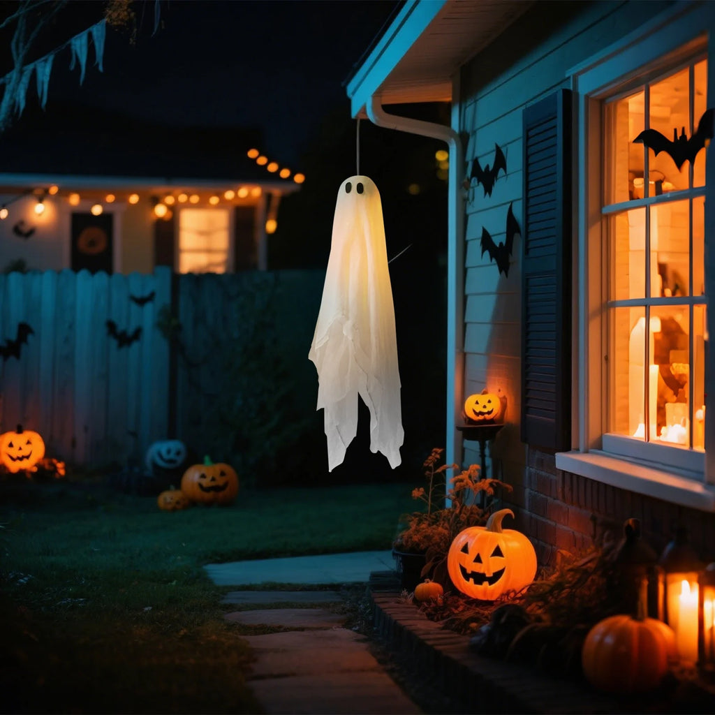 Halloween Scary Style Glowing Hanging Ghost