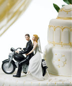 Romantic Bride and Groom Cake Toppers