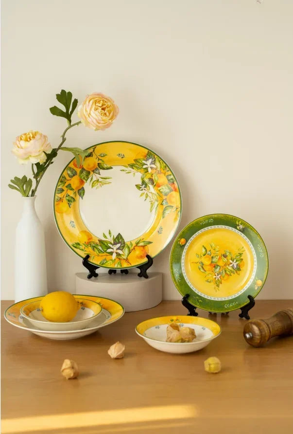 Light luxury household retro European style tableware