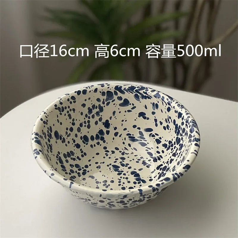 Navy Blue Breakfast Set