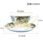 Equatorial jungle bone china Tea Set