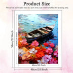 DIY Coloring By Numbers Boat Sailboat