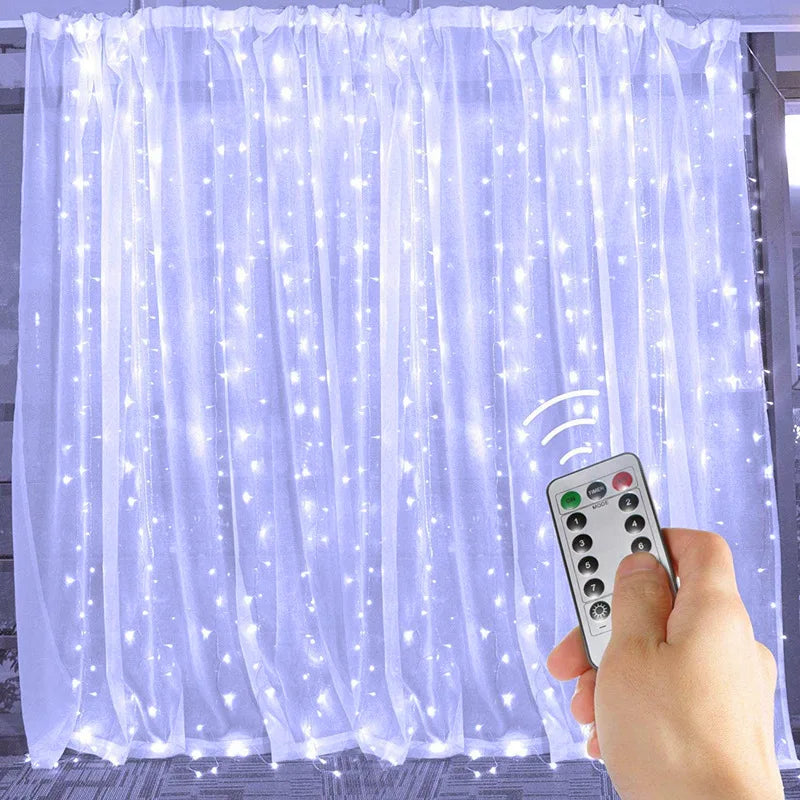 LED Curtain Garland - Multicolor