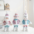 Christmas decorations - Santa Claus, snowmen, and reindeer, holiday decorations for Christmas, birthday parties, and holidays