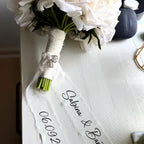 Personalized Bridal Bouquet Ribbon