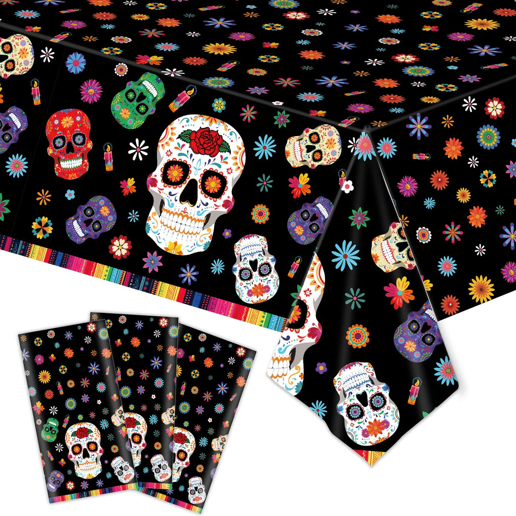 Halloween Dia de los Metros Disposable Tableware