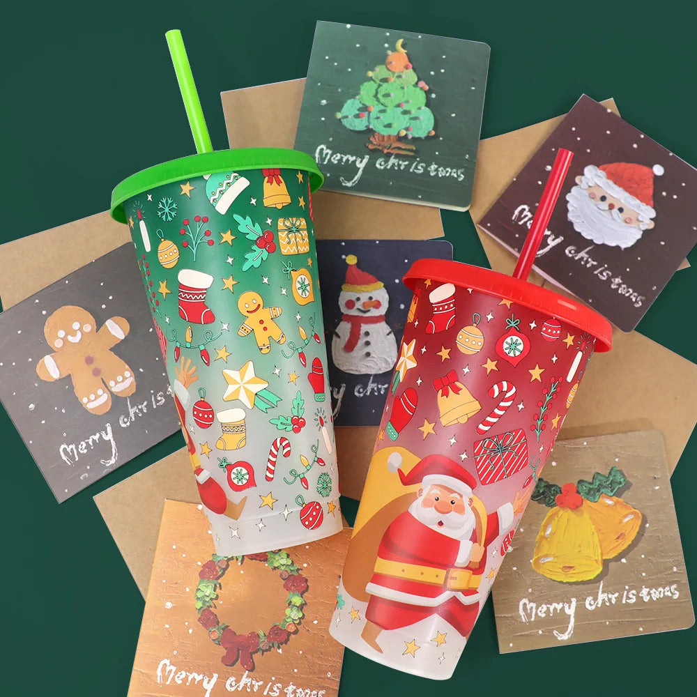 Christmas Santa Color Changing Cup