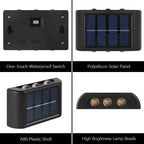 Solar LED Outdoor Wall Light