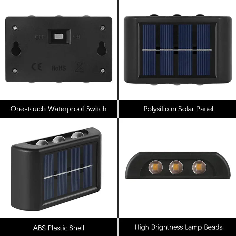 Solar LED Outdoor Wall Light