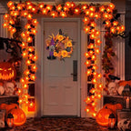Halloween LED Lights String,Artificial Maple Leaf Lantern 2/3M