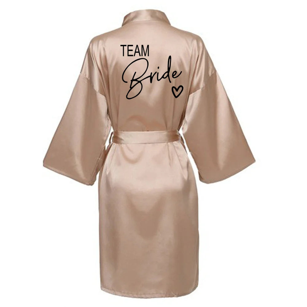Wedding Party Team Bride Robe