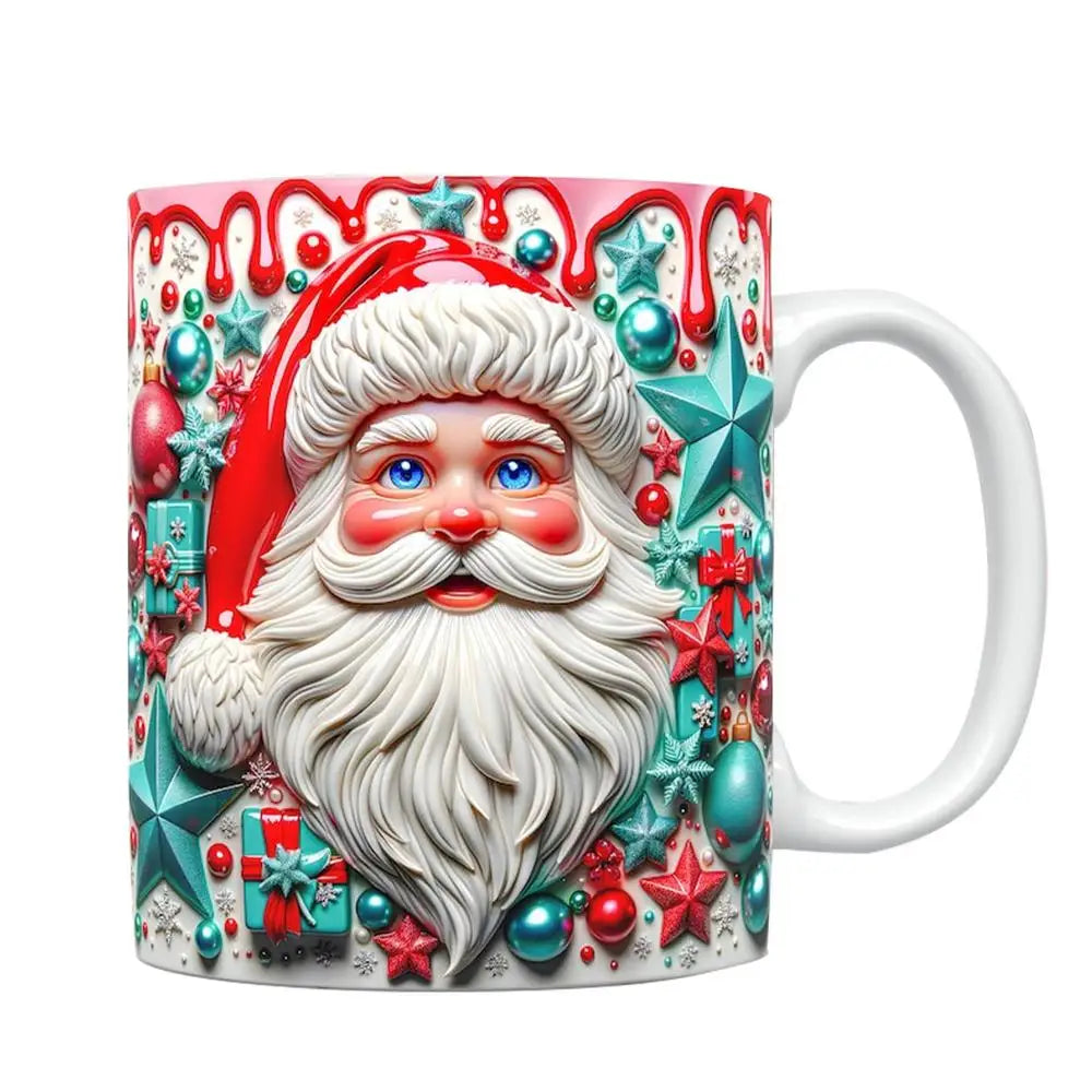 Christmas Mug Santa Mousse