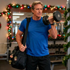 Christmas Countdown Calendar 2D Acrylic Ornament 24 Days Fitness Gear Christmas Ornaments for Winter Holiday Party Home Gym