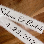 Personalized Bridal Bouquet Ribbon
