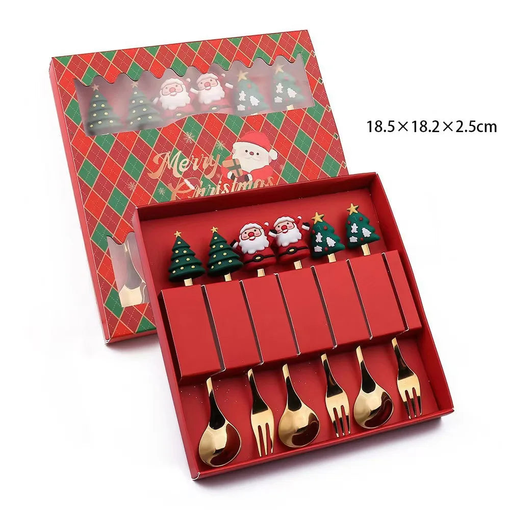 Christmas Stainless Spoons