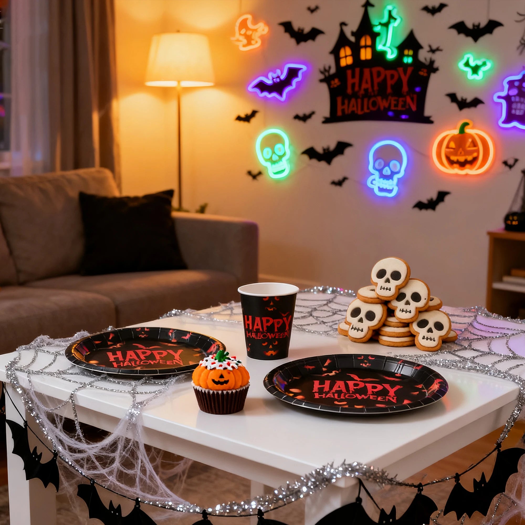 Halloween Spooky Disposable Tableware