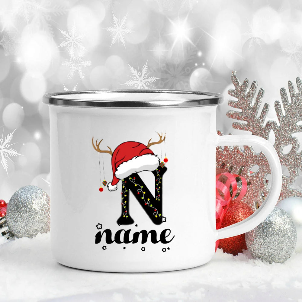 Personlized Christmas Cup Initial