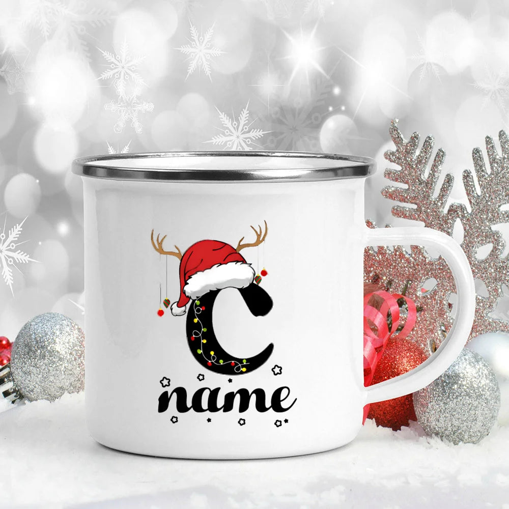 Personlized Christmas Cup Initial