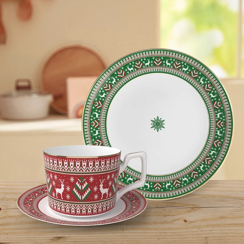 Christmas china tableware
