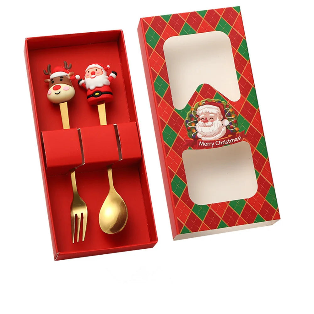 Christmas Stainless Spoons