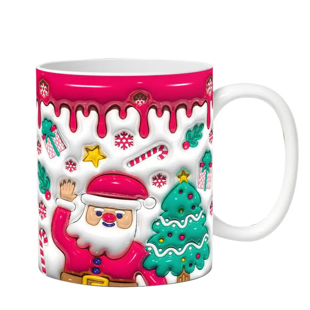 Christmas Mug Santa Mousse