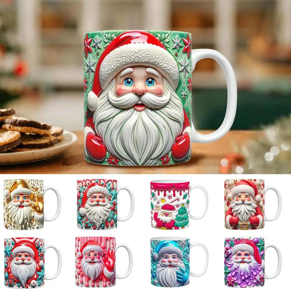 Christmas Mug Santa Mousse